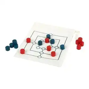 Mühle-Spiel Small Foot 12020 Mühle Reisespiel aus Holz