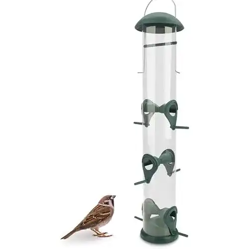Vogelfutterspender WILDLIFE FRIEND, 40cm Körner grün
