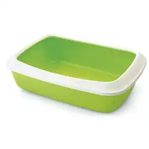 Katzentoilette Nobby mit Rand “Iriz” grün 50 x 36,5 x 11,5 cm