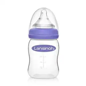 Babyflaschen Lansinoh 75860 Weithalsflasche, NaturalWave Sauger