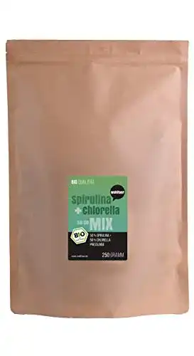Spirulina Wohltuer + Chlorella Bio Algen Superfood Mix, 250g