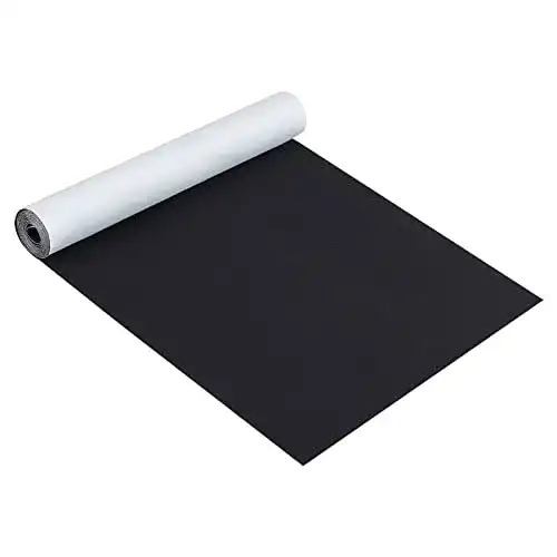 Filzmatte BENECREAT 40x200cm Schwarz Selbstklebender klebriger Filz