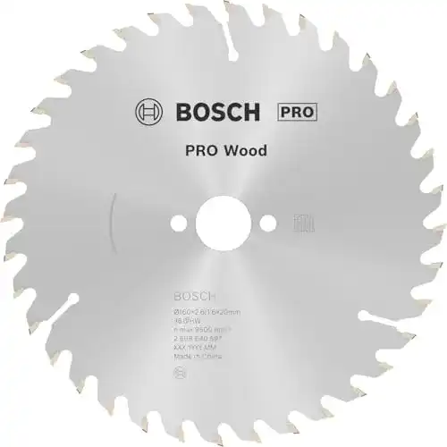 Sägeblatt (160×20) Bosch Professional Kreissägeblatt Optiline Wood