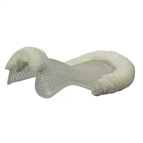 Acavallo-Pad Acavallo Gel Pad Therapeutic mit Lammfell, Größe:M,