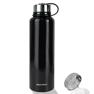 Edelstahl-Trinkflasche 1,5 Liter MIGHTYDUTY Thermosflasche