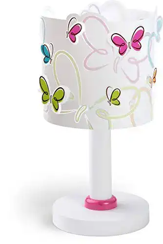 Nachttischlampe Kinder Dalber Kinder Tischlampe Schmetterlinge