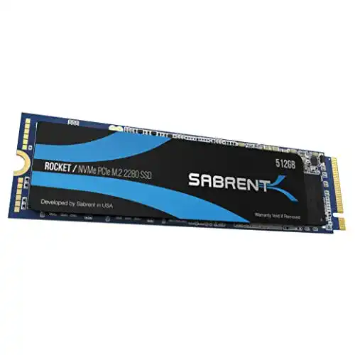 M.2-SSD (500 GB) Sabrent 512 GB Rocket NVMe PCIe M.2 2280