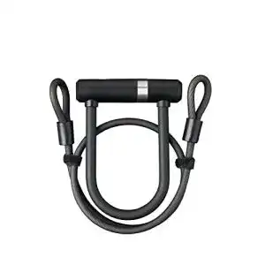 Mini Bügelschloss AXA Unisex-Adult Newton Mini Pro + Cable