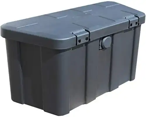 Deichselbox HGW Anhängerbox,Gurtkiste, 45 Liter