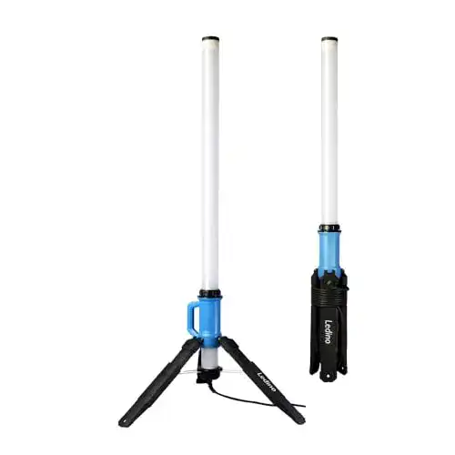 LED-Tower-Baustrahler Ledino LED-Strahlersäule 130 W Rath, 10.000 lm