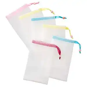 Seifensäckchen GWHOLE 6 x Seifenbeutel Nylon