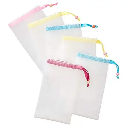 Seifensäckchen GWHOLE 6 x Seifenbeutel Nylon