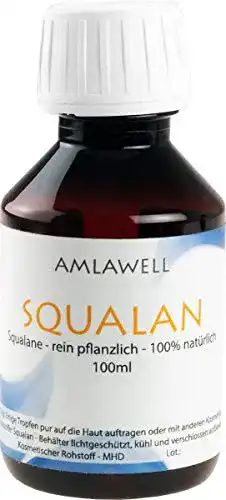 Squalan Amlawell Pflegeöl – 100 ml Feuchtigkeitsöl ohne Duftstoffe