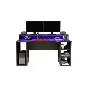 Gaming-Tisch Forte TEZAUR Schreibtisch, Holzwerkstoff