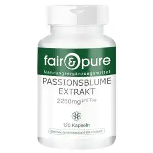 Passionsblume-Kapseln Fair & Pure Passionsblume Extrakt 750mg