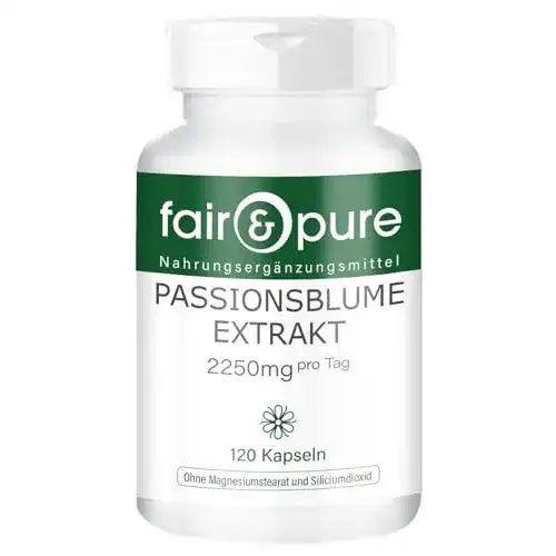 Passionsblume-Kapseln Fair & Pure Passionsblume Extrakt 750mg