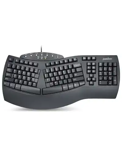 Perixx-Tastatur Perixx PERIBOARD 512 Ergonomische Tastatur USB