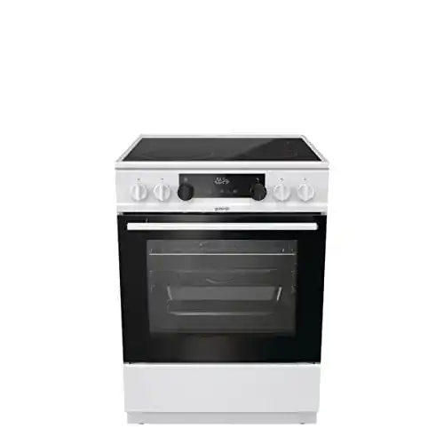 Gorenje-Standherd Gorenje EC 6341 WD mit Glaskeramik-Kochfeld