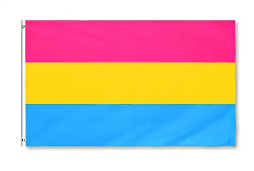 Pan-Flagge Star Cluster 90 x 150 cm LGBT/Flagge der Pansexuellen