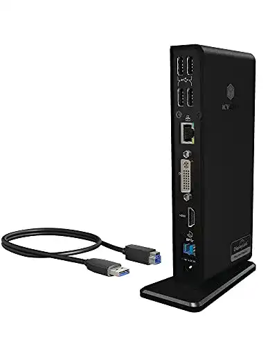 Laptop-Dockingstation ICY BOX mit USB 3.0 für 2 Monitore