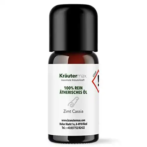 Die beste Zimtöl Kräutermax. Zimt Cassia Ätherisches Öl Duft Naturrein 10 ml 2026 Test Bestseller Zimtöl Kräutermax. Zimt Cassia Ätherisches Öl Duft Naturrein 10 ml