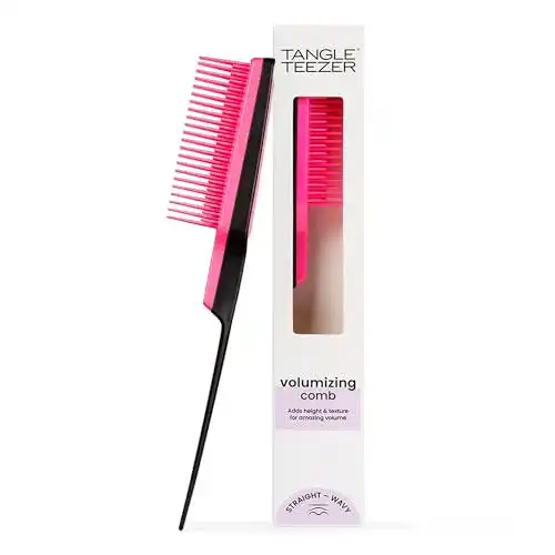 Toupierkamm Tangle Teezer Back Combing Hairbrush, Black/Pink