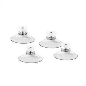 Saugnapf Vakuplastic 4 x Ø 40mm mit M4 Gewinde V2A