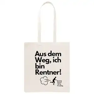 Jutebeutel FremiBag Rentner Tasche mit viel Kapazität