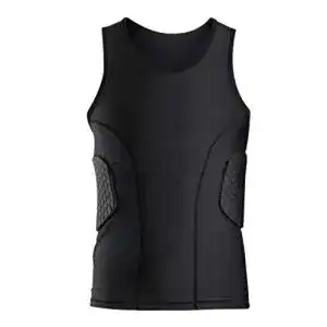 Rippenschutz bobotron Herren Gepolsterte Weste Kompressionsshirt