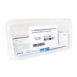 Desinfektionstücher (einzeln verpackt) Romed, 200 Stück