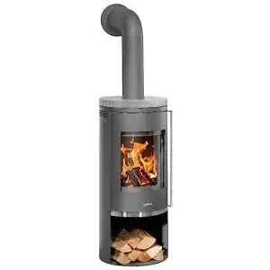 Justus-Kaminofen Justus 5686 29 Faro 2.0 Stahl Gussgrau