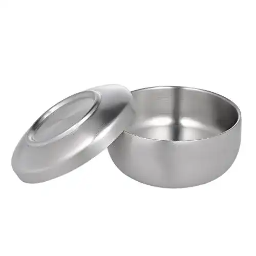 Die beste Rasierschale Ansel*f aus Edelstahl mit Deckel, 11 x 6,5 cm 2026 Test Bestseller Rasierschale Ansel*f aus Edelstahl mit Deckel, 11 x 6,5 cm