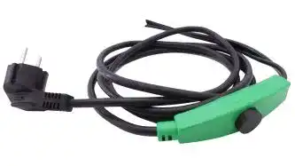 Rohrbegleitheizung Cerres, mit Knopf-Thermostat
