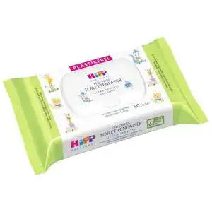 Feuchtes-Toilettenpapier HiPP Babysanft feucht, 6 x 50 Stück