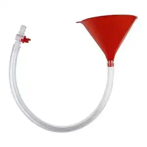 Bierbong Bierpionier Bierpioiner Biertrichter mit Absperrhahn
