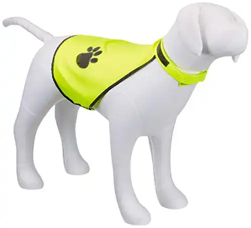 Hundeschutzweste TRIXIE Sicherheitsweste für Hunde, Neongelb, L