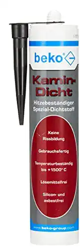 Beko-Silikon beko Kamin-Dicht 310 ml schwarz, hitzebeständig
