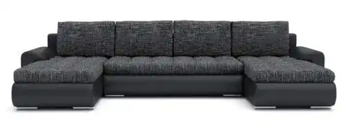 Sofa Sofini Eck Tokio III mit Schlaffunktion, mit Bettkästen