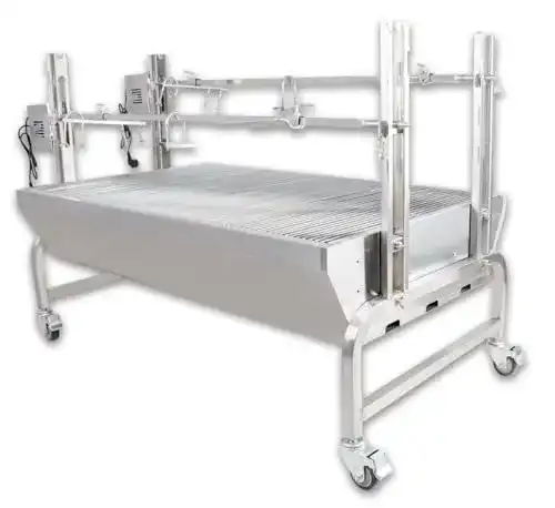 Spanferkelgrill Beeketal ‘BSG150-D’ Profi Doppel mit 2 Spießen