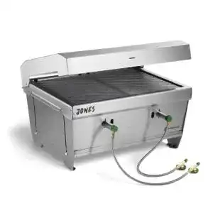 Burnhard-Grill BURNHARD Klappgrill Jones 2-Brenner mit Deckel, 6,4 kW