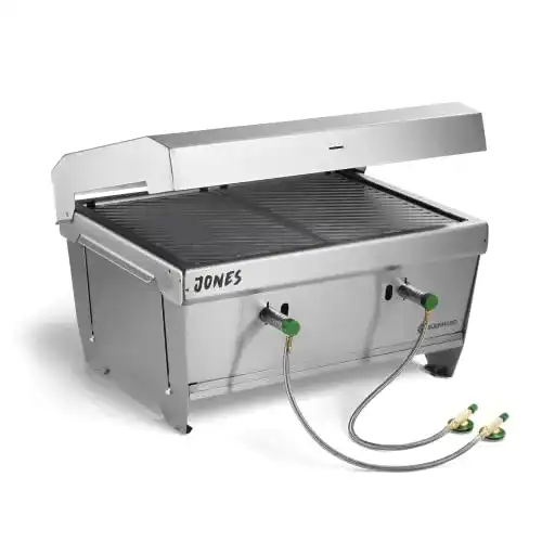 Burnhard-Grill BURNHARD Klappgrill Jones 2-Brenner mit Deckel, 6,4 kW