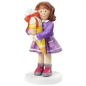Tortenfiguren Hobbyfun Mädchen mit Schultüte 8,5 cm