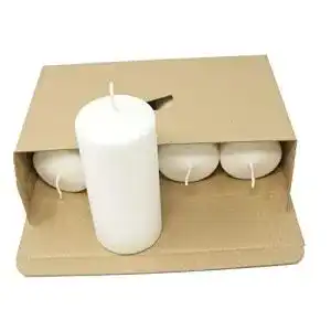 Stearin-Kerzen Coraz Home Set Stumpenkerzen ohne Duftstoffe