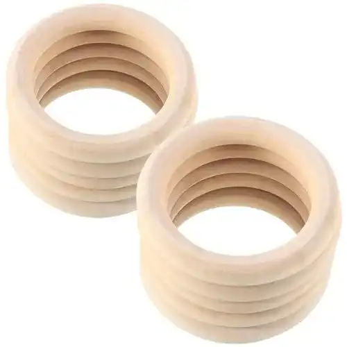 Holzringe RosewineC 10 Stück, 70mm Holz