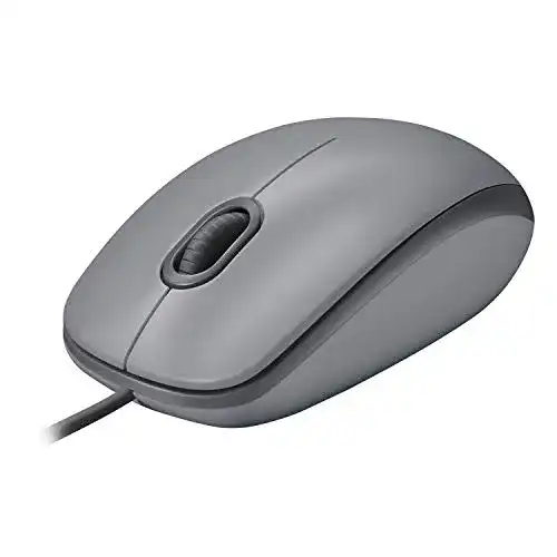 USB-Maus Logitech M110 Silent Maus mit Kabel, 1000 DPI Sensor