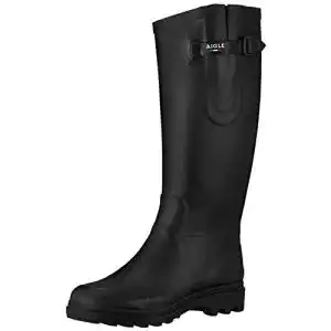 Gummistiefel Damen Aigle Damen ntine Gummistiefel, Schwarz