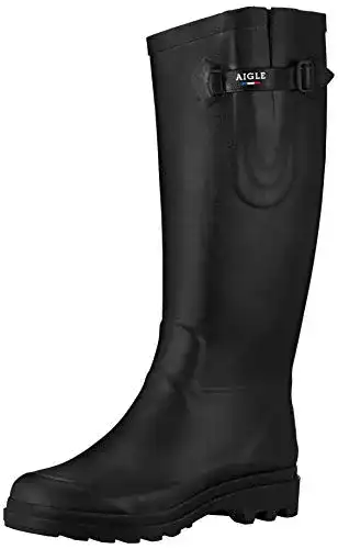 Gummistiefel Damen Aigle Damen ntine Gummistiefel, Schwarz
