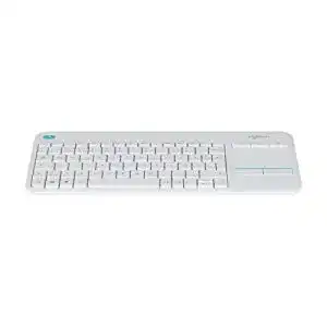 Funktastatur Logitech K400 Plus Kabellose TV-Tastatur, Touchpad