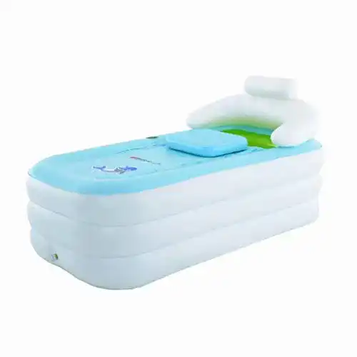Aufblasbare Badewanne Gweat Faltbar, aufblasbar, Weiß