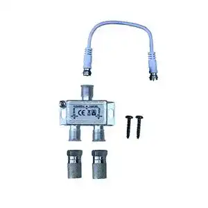 Sat-Verteiler 2-fach Freitag Electronic mit 20cm SAT Kabel